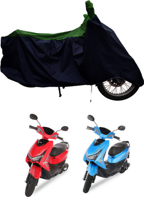 Tricway Two Wheeler Cover for Ampere(Reo Elite, Green)
