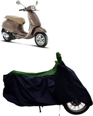 Tricway Two Wheeler Cover for Vespa(Elegante BS6, Green)