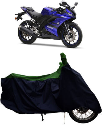 Tricway Two Wheeler Cover for Yamaha(YZF R15 BS6, Green)