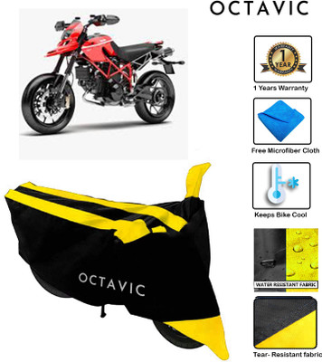 octavic Waterproof Two Wheeler Cover for Ducati(Hyperstrada, Yellow)