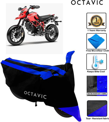 octavic Waterproof Two Wheeler Cover for Ducati(Hyperstrada, Blue)