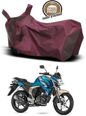 KEDIT Two Wheeler Cover for Yamaha(FZ-S FI, Maroon)