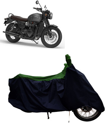 Tricway Two Wheeler Cover for Triumph(Bonneville T120 Black BS6, Green)