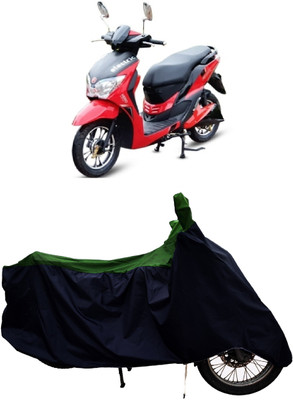 Tricway Two Wheeler Cover for Hero Electric(Dash, Green)