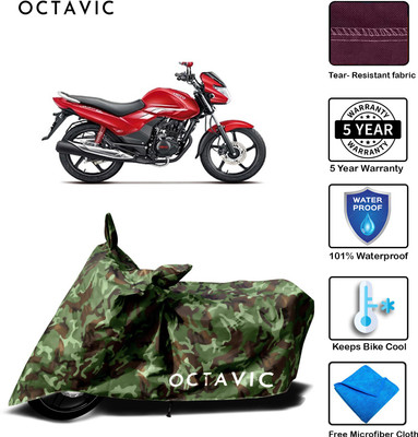 octavic Waterproof Two Wheeler Cover for Hero(Achiever, Green)