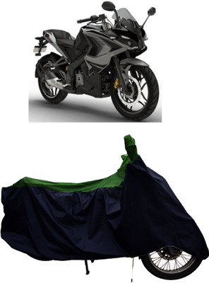 Tricway Two Wheeler Cover for Bajaj(Pulsar 200, Green)