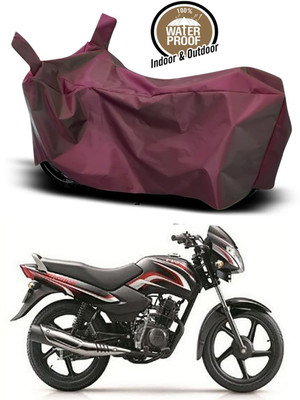 KEDIT Two Wheeler Cover for TVS(Sport, Maroon)