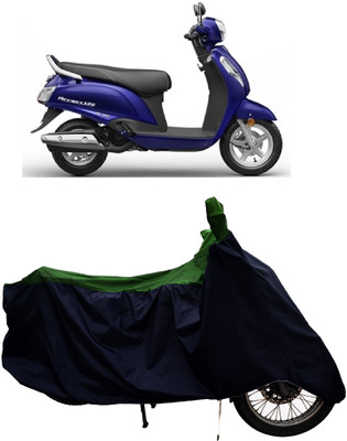 Tricway Two Wheeler Cover for Suzuki(New Access 125, Green)