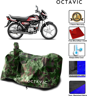 Mdstar Waterproof Two Wheeler Cover for Hero(HF Deluxe, Green)