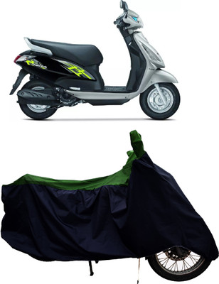 Tricway Two Wheeler Cover for Suzuki(Swish 125, Green)