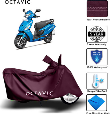 AUTOCAD Waterproof Two Wheeler Cover for Hero(Maestro Edge, Maroon)