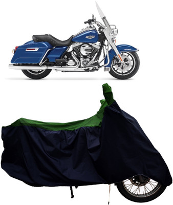 Tricway Two Wheeler Cover for Harley Davidson(Road King, Green)
