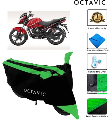 Mdstar Waterproof Two Wheeler Cover for Hero(Glamour, Green)