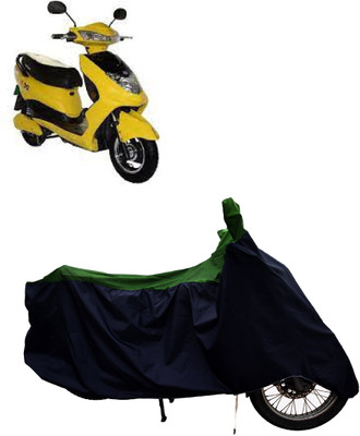 Tricway Two Wheeler Cover for Okinawa(R30 electric scooter, Green)