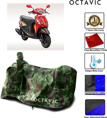 octavic Waterproof Two Wheeler Cover for Hero(Pleasure, Green)