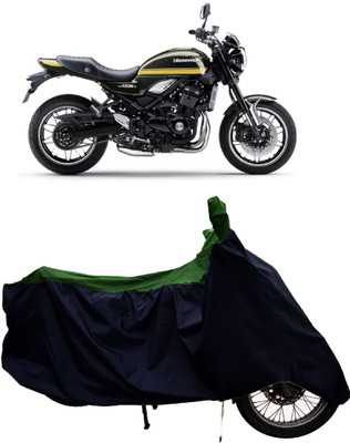 Tricway Two Wheeler Cover for Kawasaki(Z900 RS Cafe Racer BS6, Green)