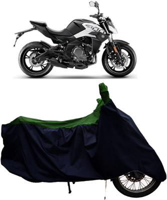 Tricway Two Wheeler Cover for CFMoto(400NK BS6, Green)