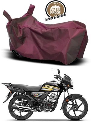 KEDIT Two Wheeler Cover for Honda(CD 110 Dream, Maroon)