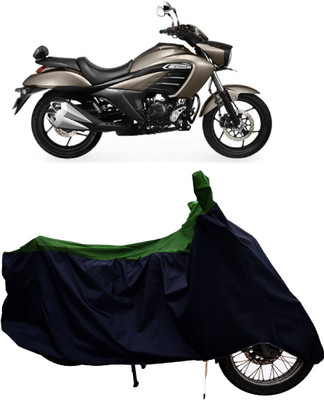Tricway Two Wheeler Cover for Suzuki(intruder 150, Green)