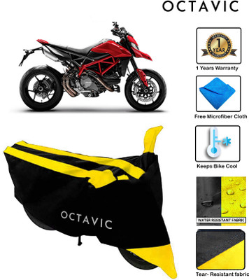 octavic Waterproof Two Wheeler Cover for Ducati(Hyperstrada, Yellow)