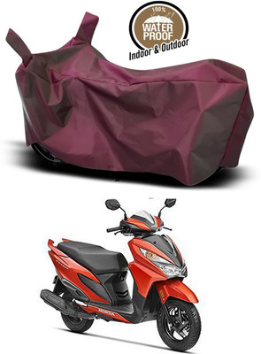 KEDIT Two Wheeler Cover for Honda(Grazia, Maroon)