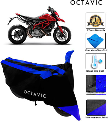octavic Waterproof Two Wheeler Cover for Ducati(Hyperstrada, Blue)