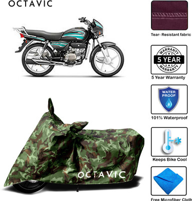 Mdstar Waterproof Two Wheeler Cover for Hero(Splendor, Green)