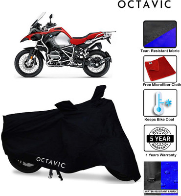 AUTOCAD Waterproof Two Wheeler Cover for BMW(K 1600, Black)