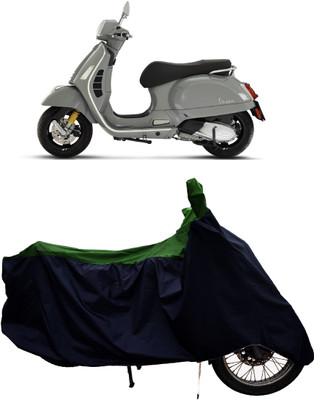 Tricway Two Wheeler Cover for Vespa(GTS 300 BS6, Green)