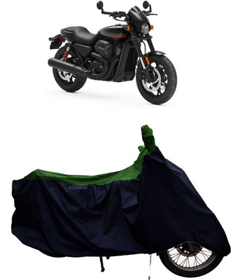 Tricway Two Wheeler Cover for Harley Davidson(Street Rod, Green)