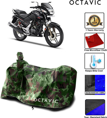 octavic Waterproof Two Wheeler Cover for Hero(CBZ, Green)