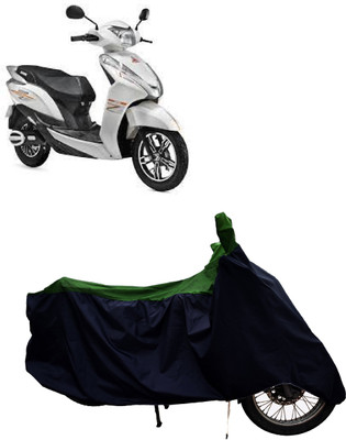 Tricway Two Wheeler Cover for Ampere(Magnus, Green)