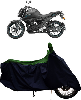 Tricway Two Wheeler Cover for Yamaha(FZ S V3 BS6, Green)