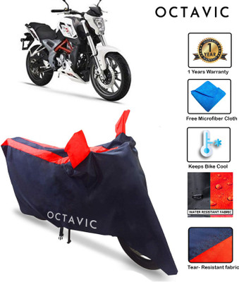 octavic Waterproof Two Wheeler Cover for DSK Benelli(TNT 25, Red)