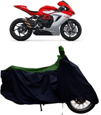 Tricway Two Wheeler Cover for MV Agusta(F3, Green)