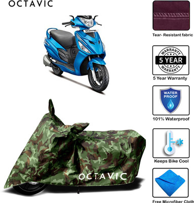 octavic Waterproof Two Wheeler Cover for Hero(Maestro, Green)