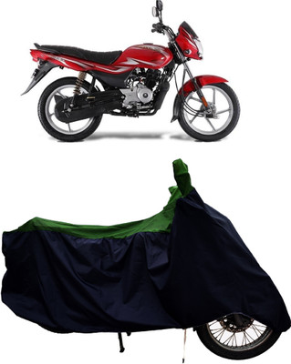 Tricway Two Wheeler Cover for Bajaj(Platina 100 BS6, Green)