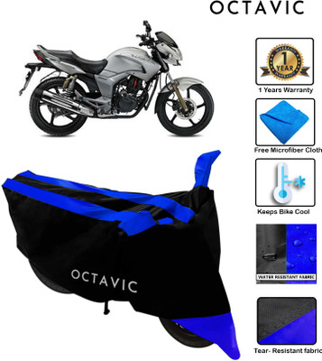 octavic Waterproof Two Wheeler Cover for Hero(Hunk, Blue)
