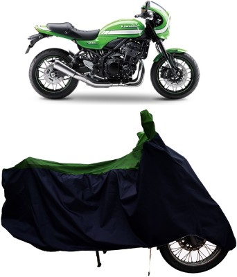 Tricway Two Wheeler Cover for Kawasaki(Z900 RS Cafe Racer, Green)