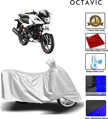 octavic Waterproof Two Wheeler Cover for Hero(Ignitor, Silver)
