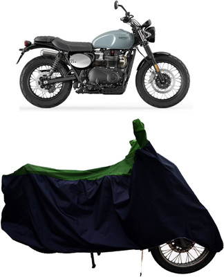Tricway Two Wheeler Cover for Triumph(Street Scrambler BS6, Green)