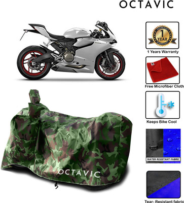 octavic Waterproof Two Wheeler Cover for Ducati(899 Panigale, Green)