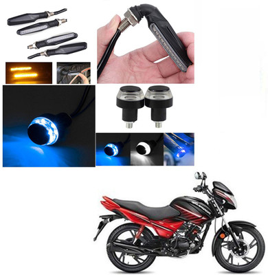 BR TrendZ Side LED Indicator Light for Hero Glamour FI(Yellow, Blue)