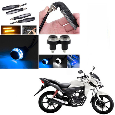 BR TrendZ Side LED Indicator Light for Honda CB Twister(Yellow, Blue)