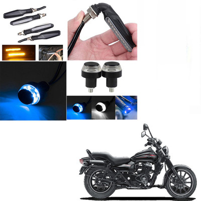 BR TrendZ Side LED Indicator Light for Bajaj Avenger 220(Yellow, Blue)