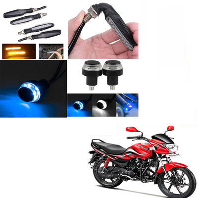 BR TrendZ Side LED Indicator Light for Hero Passion Pro(Yellow, Blue)
