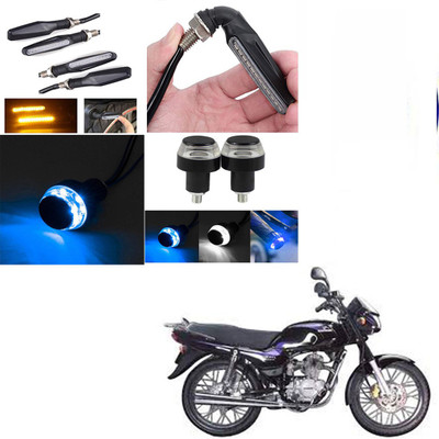 RawatZ Side LED Indicator Light for Bajaj Caliber(Yellow, Blue)