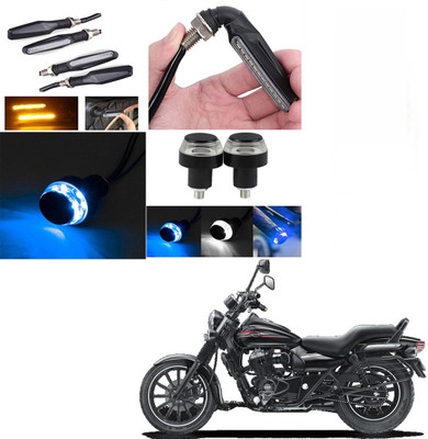 RawatZ Side LED Indicator Light for Bajaj Avenger 200(Yellow, Blue)