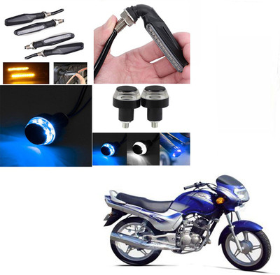 RawatZ Side LED Indicator Light for TVS Victor GLX(Yellow, Blue)