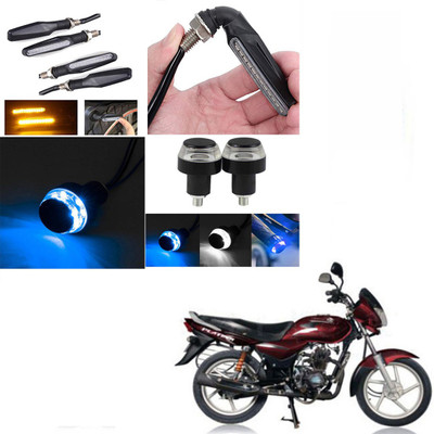 BR TrendZ Side LED Indicator Light for Bajaj Platina 100 DTS-i(Yellow, Blue)